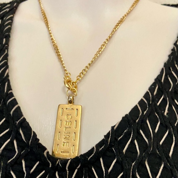 Celine 18-in Gold Plated Chain Necklace - Picture 4 of 10